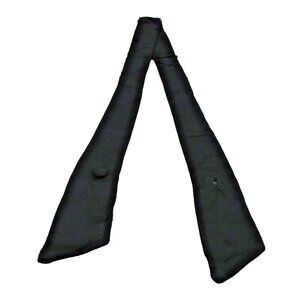 Crossover Bow Tie Black Brass Pin Button Close Uniform Accessory Adjust Formal